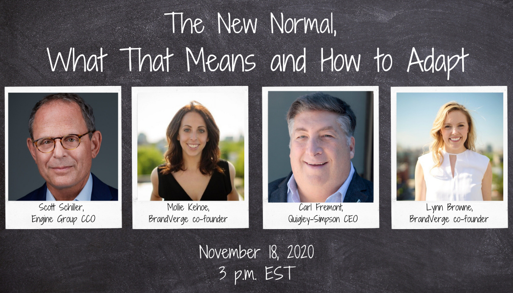 WEBINAR: The New Normal, What That Means and How to Adapt