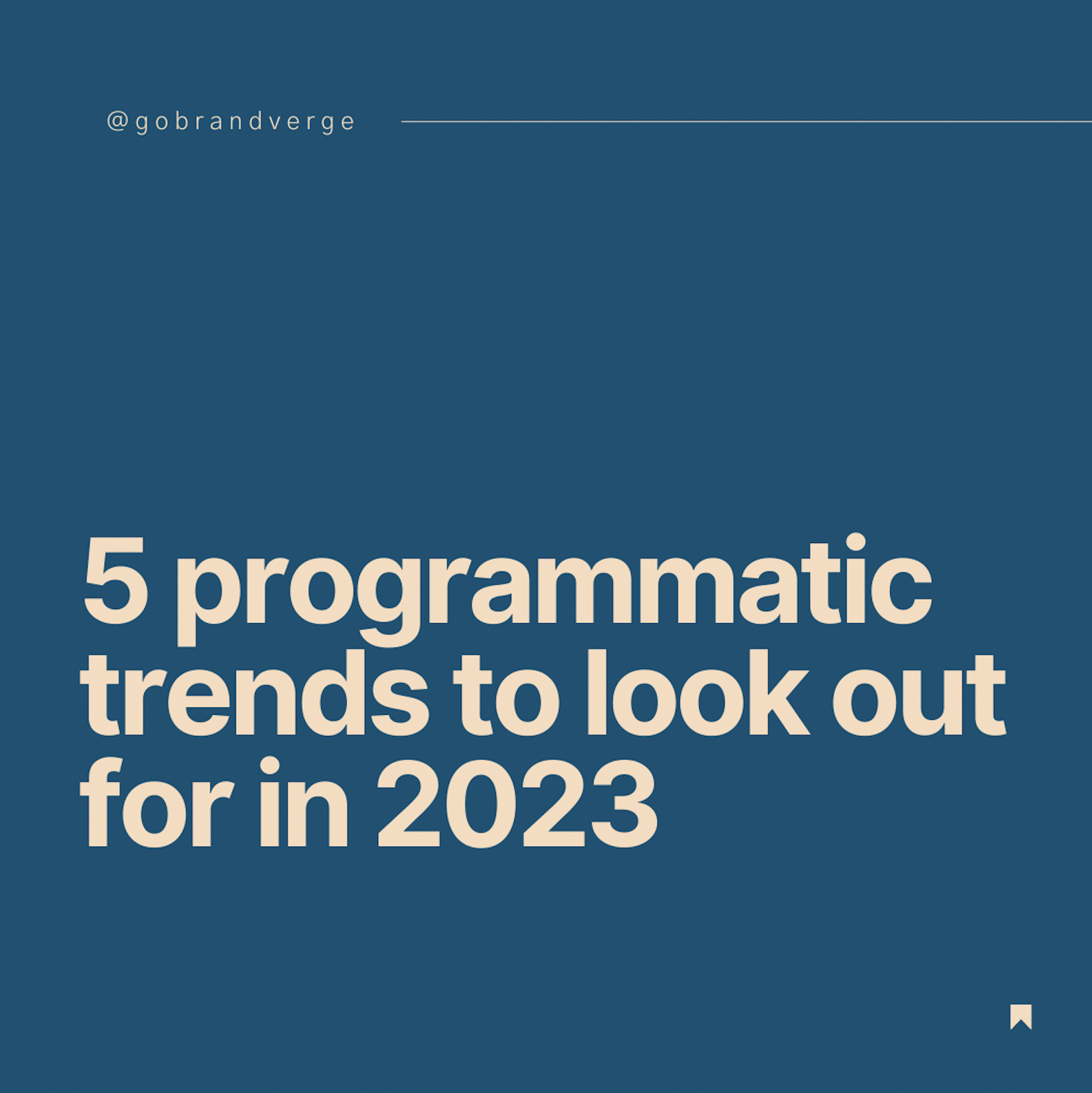 5 Programmatic trends to look out for in 2023