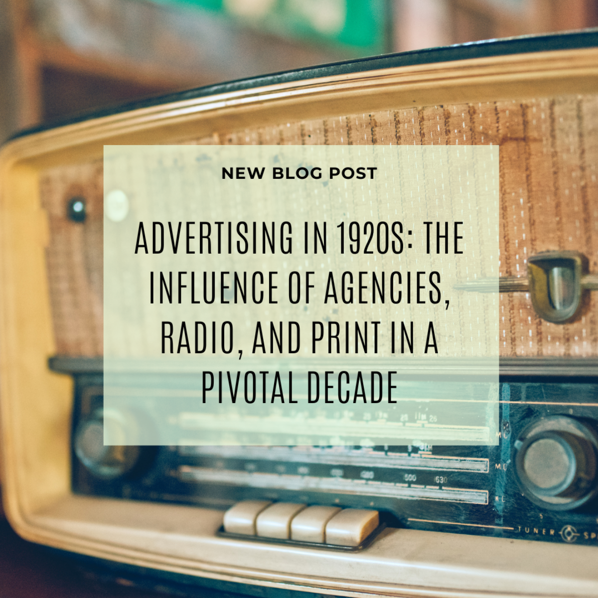 image.title Advertising in s: The Influence of Agencies, Radio, and Print